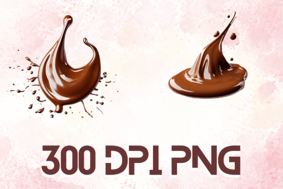 Chocolate Splash: Realistic Graphics 06 for Decadent Design
