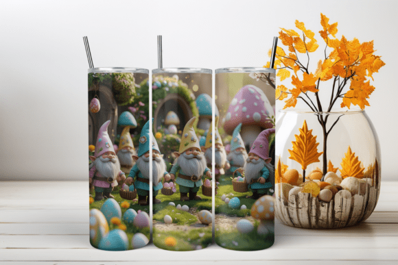 Enchanting Easter Gnome Village Wrap