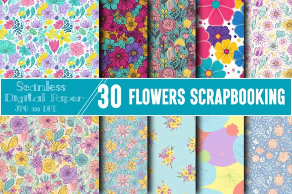 Flowers Scrapbooking Digital Paper: A Creative Designer's Guide