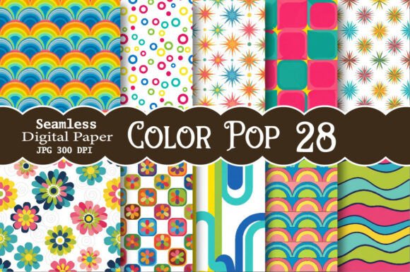 Unleash Vibrant Creativity with Seamless Digital Papers