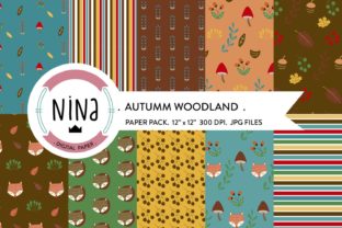 Woodland Digital Paper Pack